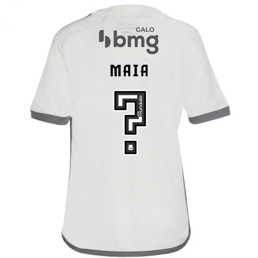 Danxen Hombre Camiseta Caio Maia #0 Blanquecino 2ª Equipación 2024/25 La Camisa