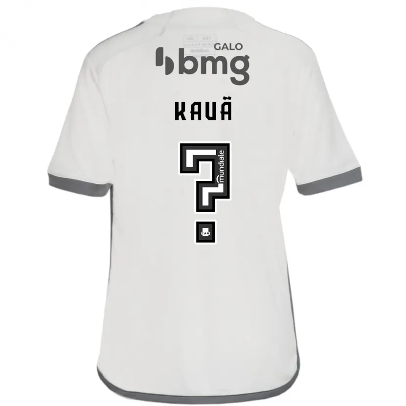 Danxen Hombre Camiseta David Kauã #0 Blanquecino 2ª Equipación 2024/25 La Camisa