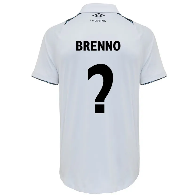 Danxen Hombre Camiseta Brenno #0 Blanco Azul 2ª Equipación 2024/25 La Camisa