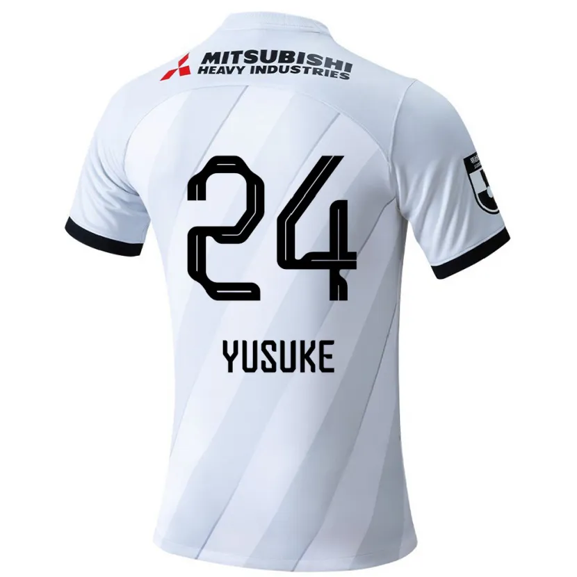 Danxen Hombre Camiseta Yusuke Matsuo #24 Gris Blanco 2ª Equipación 2024/25 La Camisa