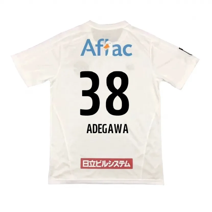 Danxen Hombre Camiseta Koa Adegawa #38 Blanco Negro 2ª Equipación 2024/25 La Camisa