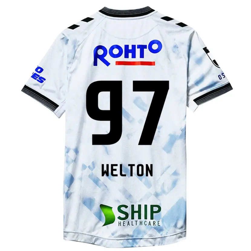 Danxen Hombre Camiseta Welton #97 Blanco Negro 2ª Equipación 2024/25 La Camisa