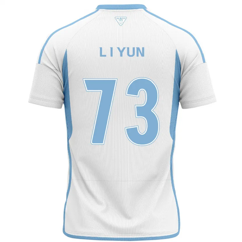 Danxen Hombre Camiseta Il-Lok Yun #73 Blanco Azul 2ª Equipación 2024/25 La Camisa