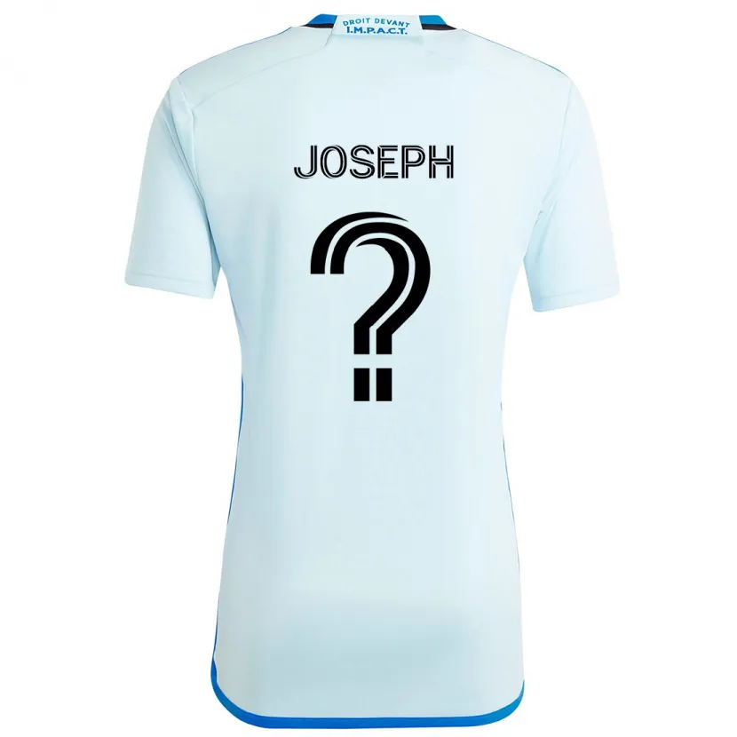 Danxen Hombre Camiseta Sebastien Joseph #0 Azul Hielo 2ª Equipación 2024/25 La Camisa