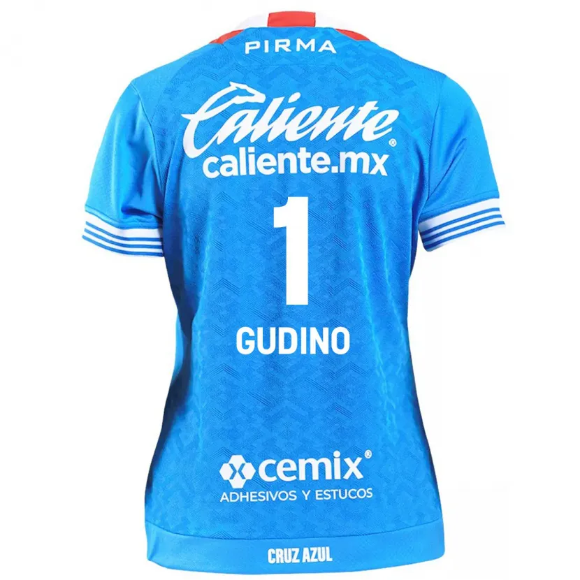 Danxen Mujer Camiseta Andrés Gudiño #1 Cielo Azul 1ª Equipación 2024/25 La Camisa