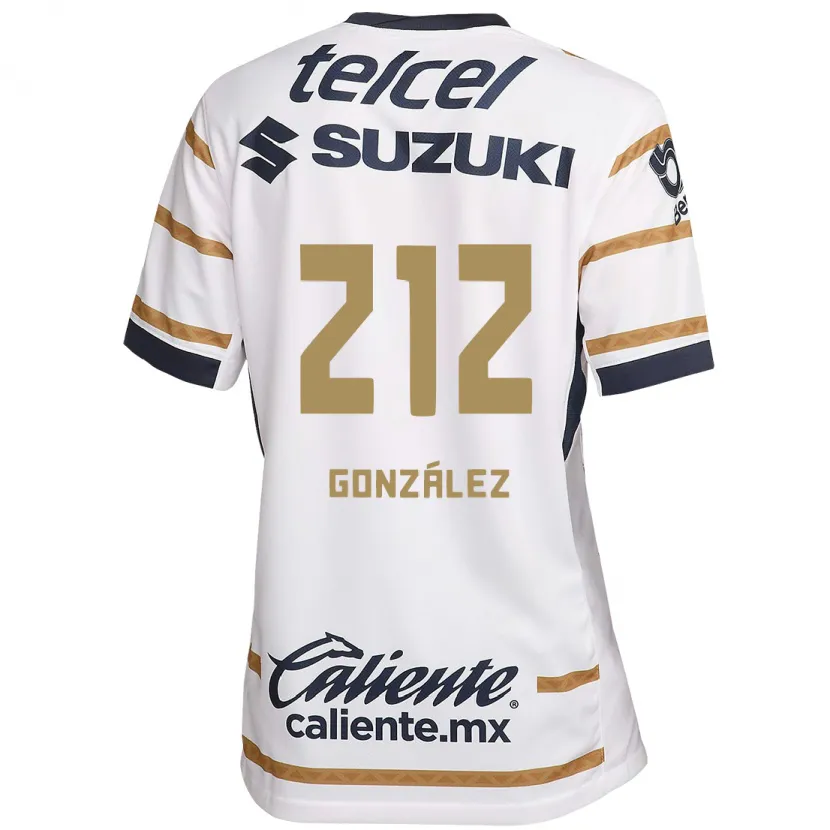 Danxen Mujer Camiseta José González #212 Obsidiana Blanca 1ª Equipación 2024/25 La Camisa