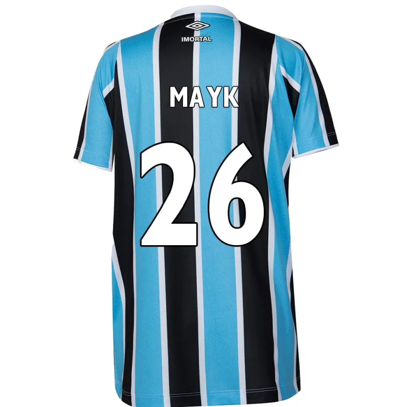 Danxen Mujer Camiseta Mayk #26 Azul Negro Blanco 1ª Equipación 2024/25 La Camisa