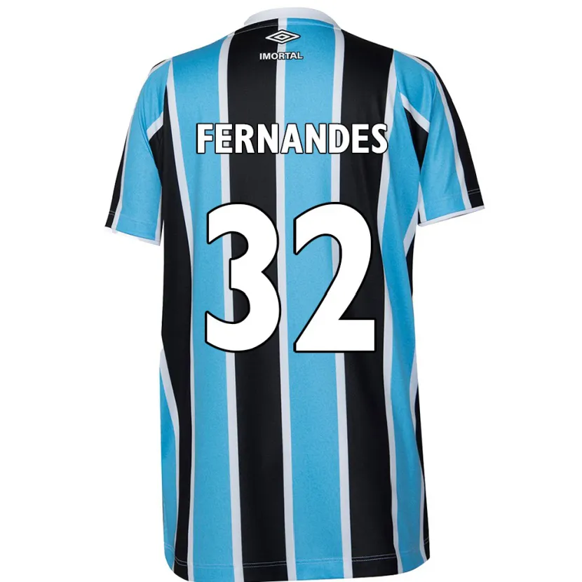 Danxen Mujer Camiseta Nathan Fernandes #32 Azul Negro Blanco 1ª Equipación 2024/25 La Camisa