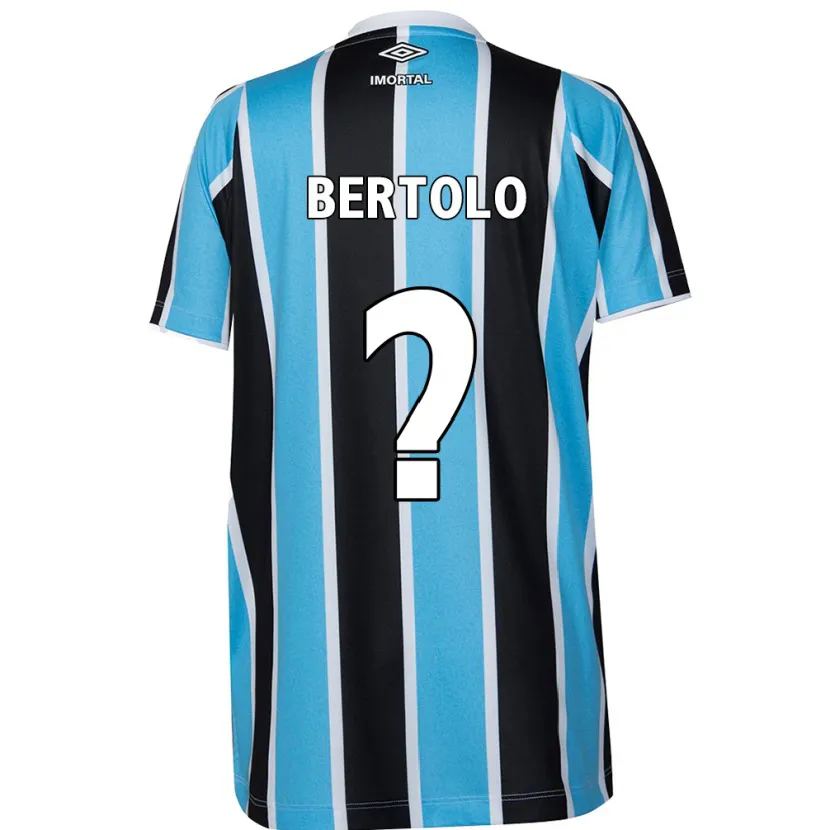 Danxen Mujer Camiseta Mateus Bertolo #0 Azul Negro Blanco 1ª Equipación 2024/25 La Camisa