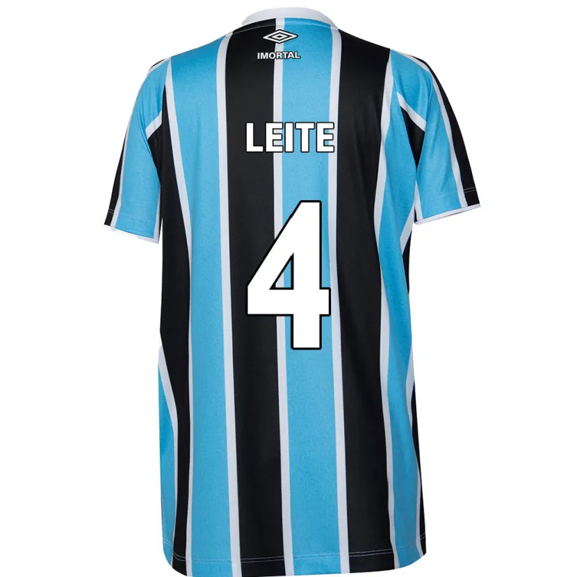 Danxen Mujer Camiseta Paulo Henrique Leite #4 Azul Negro Blanco 1ª Equipación 2024/25 La Camisa