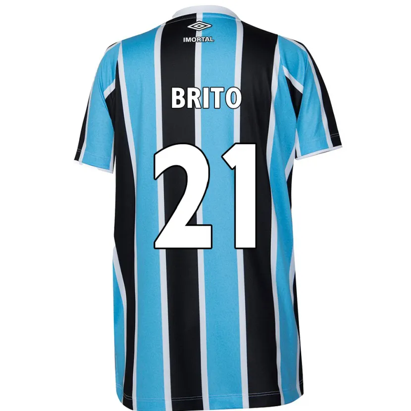 Danxen Mujer Camiseta Brito #21 Azul Negro Blanco 1ª Equipación 2024/25 La Camisa