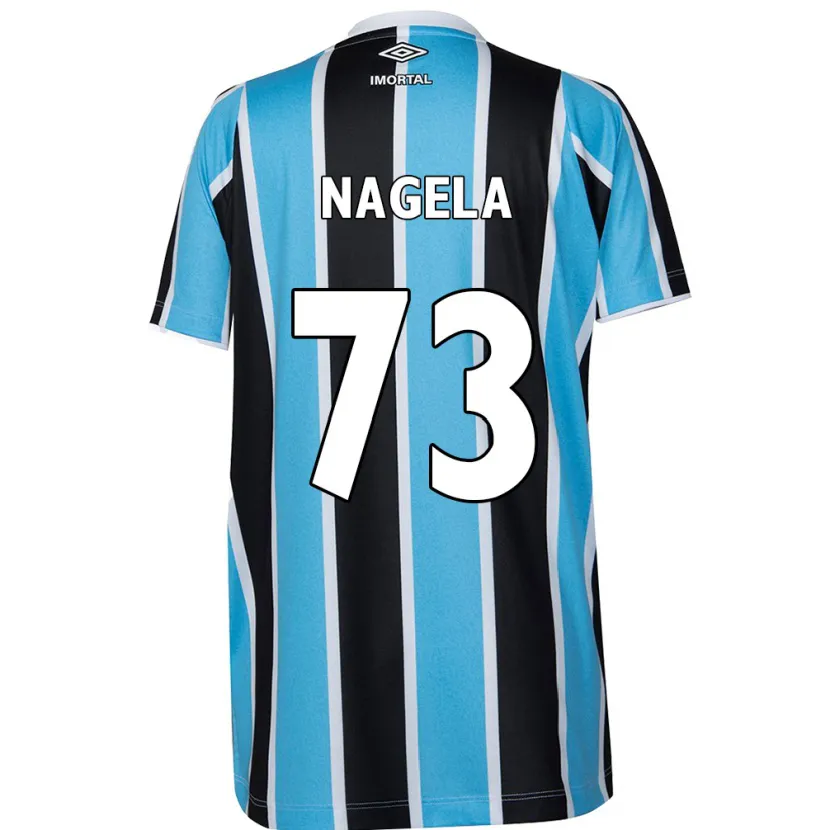 Danxen Mujer Camiseta Nágela #73 Azul Negro Blanco 1ª Equipación 2024/25 La Camisa