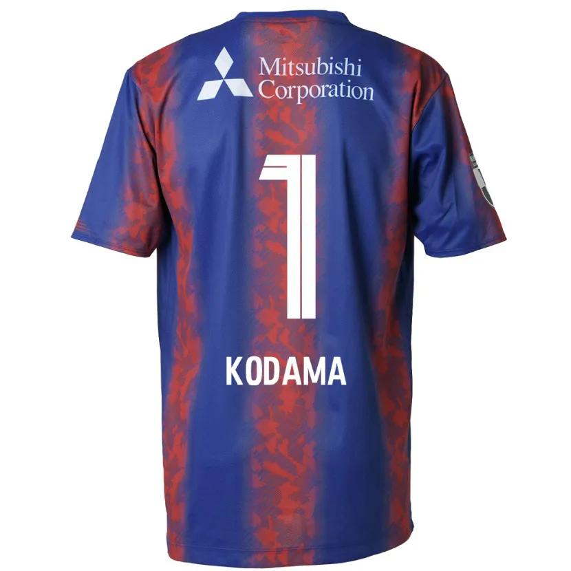 Danxen Mujer Camiseta Tsuyoshi Kodama #1 Azul Rojo 1ª Equipación 2024/25 La Camisa