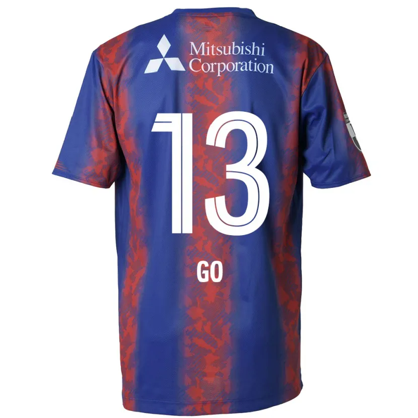 Danxen Mujer Camiseta Go Hatano #13 Azul Rojo 1ª Equipación 2024/25 La Camisa