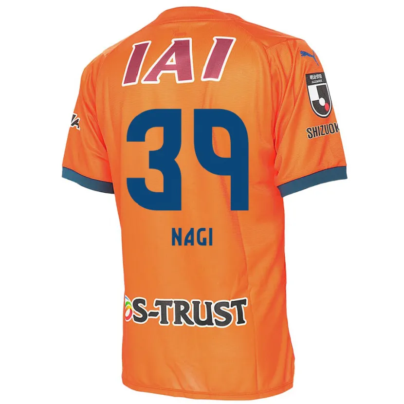 Danxen Mujer Camiseta Nagi Kawatani #39 Naranja Azul 1ª Equipación 2024/25 La Camisa