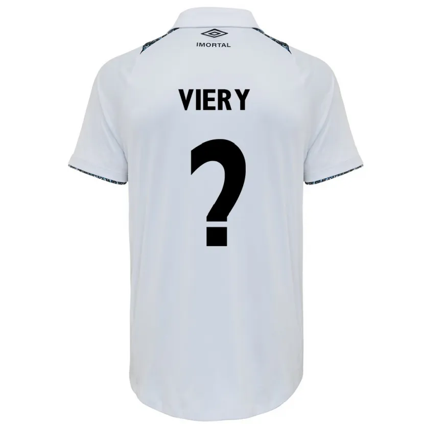 Danxen Mujer Camiseta Viery #0 Blanco Azul 2ª Equipación 2024/25 La Camisa