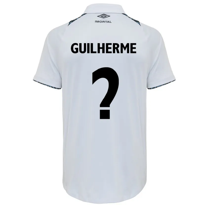 Danxen Mujer Camiseta Zé Guilherme #0 Blanco Azul 2ª Equipación 2024/25 La Camisa