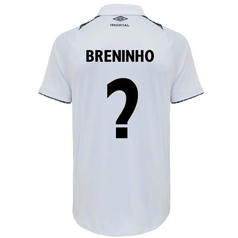 Danxen Mujer Camiseta Breninho #0 Blanco Azul 2ª Equipación 2024/25 La Camisa