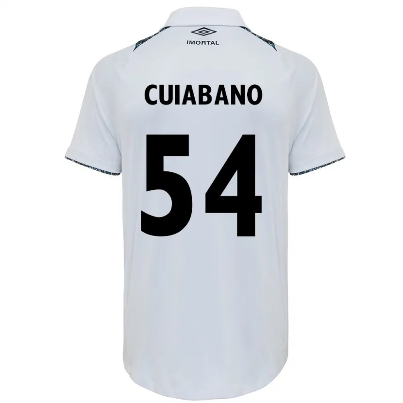 Danxen Mujer Camiseta Cuiabano #54 Blanco Azul 2ª Equipación 2024/25 La Camisa