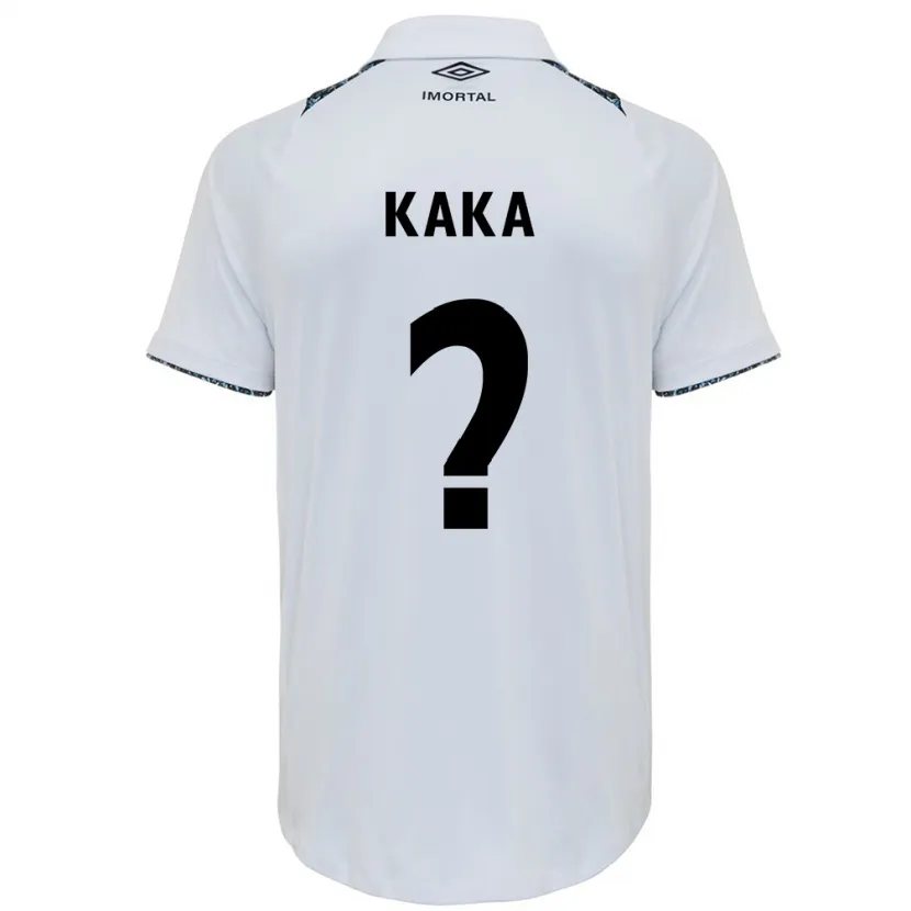 Danxen Mujer Camiseta Kaká #0 Blanco Azul 2ª Equipación 2024/25 La Camisa