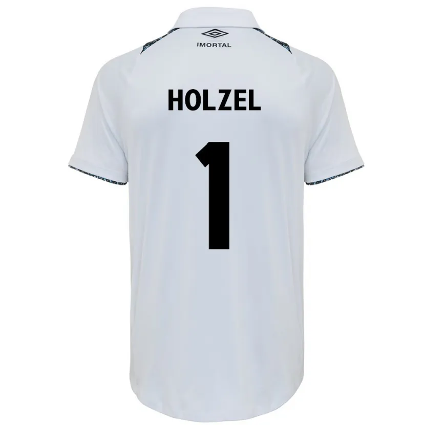 Danxen Mujer Camiseta Vivi Holzel #1 Blanco Azul 2ª Equipación 2024/25 La Camisa