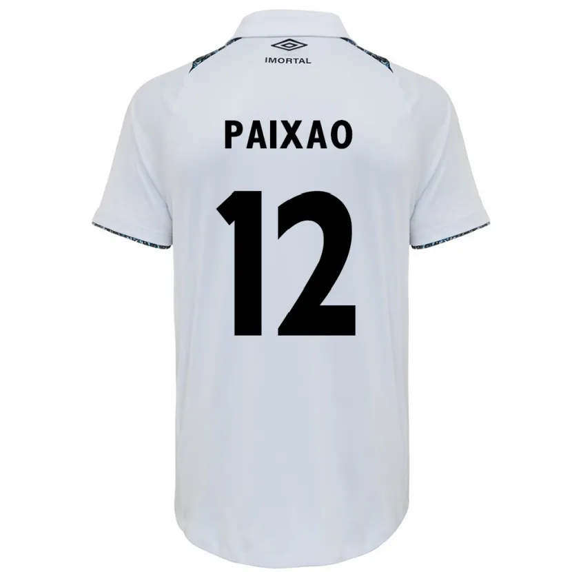 Danxen Mujer Camiseta Iasmin Paixão #12 Blanco Azul 2ª Equipación 2024/25 La Camisa