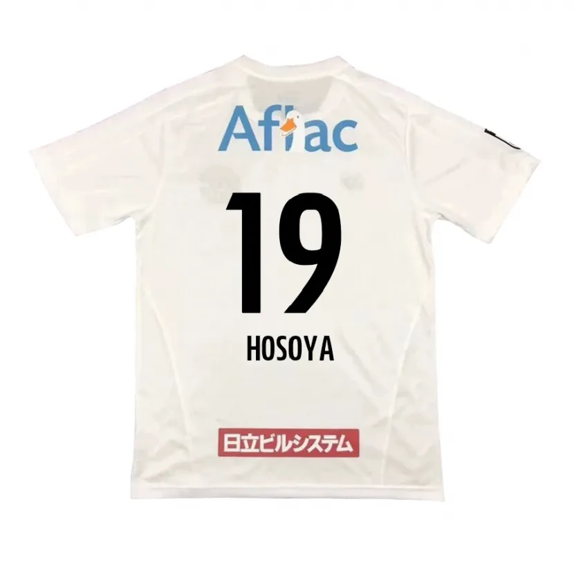 Danxen Mujer Camiseta Mao Hosoya #19 Blanco Negro 2ª Equipación 2024/25 La Camisa