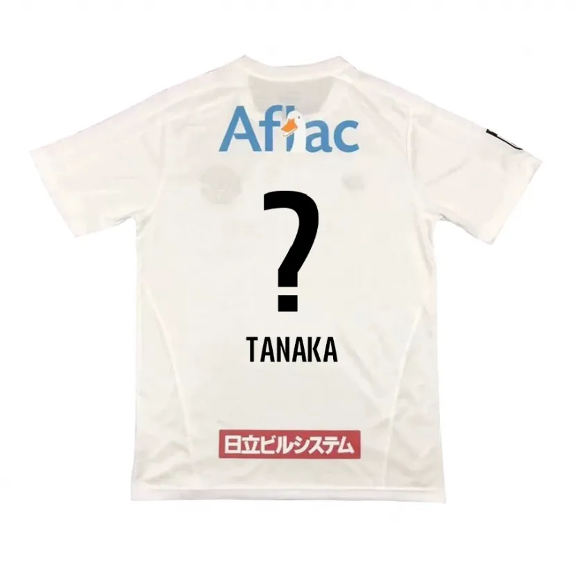 Danxen Mujer Camiseta Ari Tanaka #0 Blanco Negro 2ª Equipación 2024/25 La Camisa