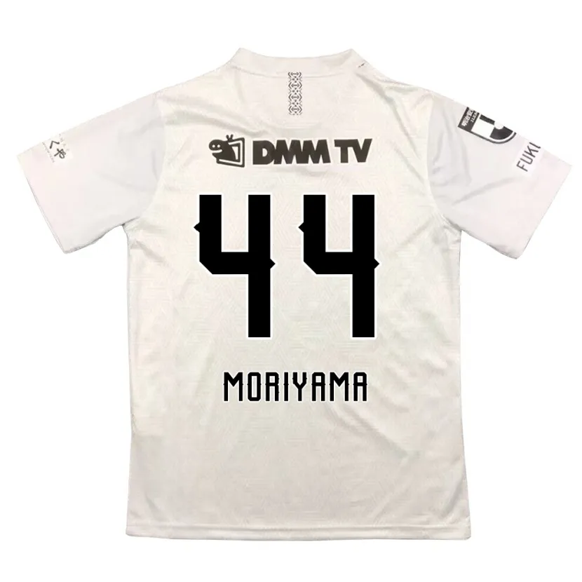 Danxen Mujer Camiseta Kimiya Moriyama #44 Gris Negro 2ª Equipación 2024/25 La Camisa