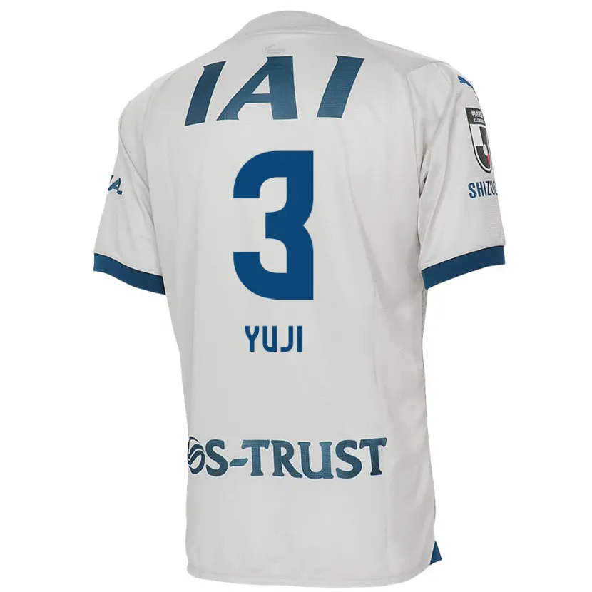 Danxen Mujer Camiseta Yuji Takahashi #3 Blanco Azul 2ª Equipación 2024/25 La Camisa