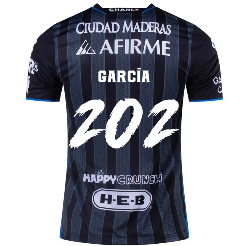 Danxen Mujer Camiseta Diego García #202 Blanco Negro 2ª Equipación 2024/25 La Camisa