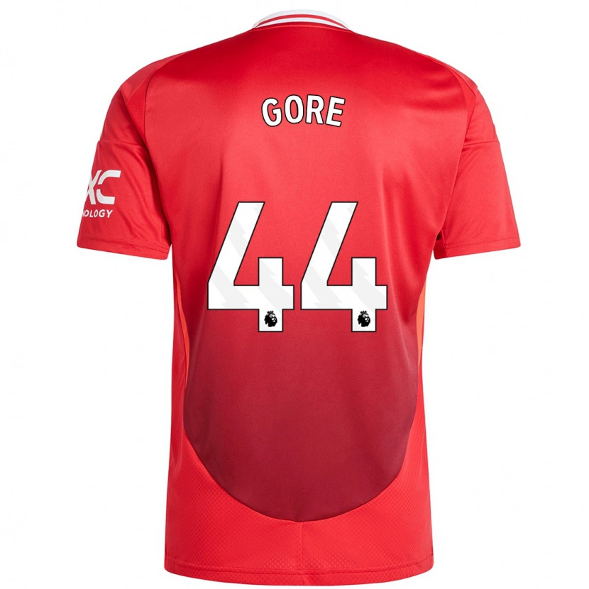 Danxen Niño Camiseta Daniel Gore #44 Rojo Brillante 1ª Equipación 2024/25 La Camisa