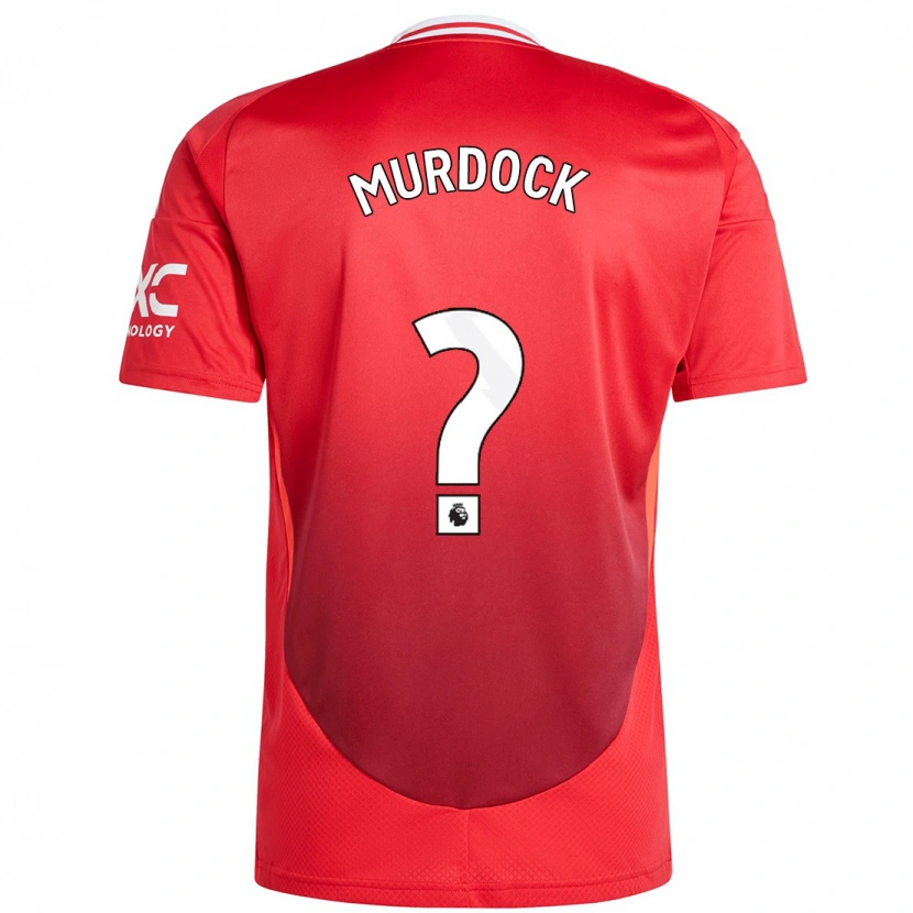 Danxen Niño Camiseta Will Murdock #0 Rojo Brillante 1ª Equipación 2024/25 La Camisa