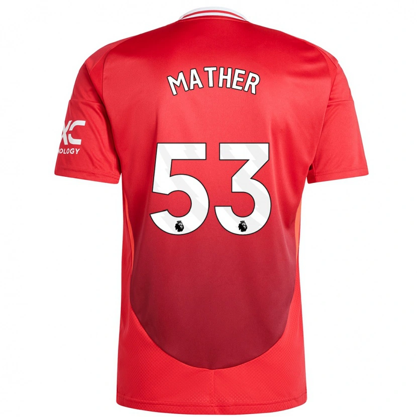 Danxen Niño Camiseta Sam Mather #53 Rojo Brillante 1ª Equipación 2024/25 La Camisa