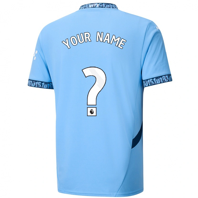 Danxen Niño Camiseta Su Nombre #0 Azul Marino 1ª Equipación 2024/25 La Camisa