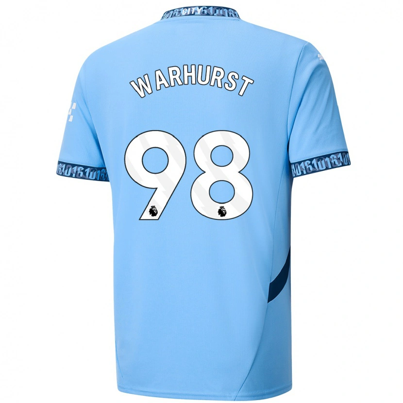 Danxen Niño Camiseta Matty Warhurst #98 Azul Marino 1ª Equipación 2024/25 La Camisa