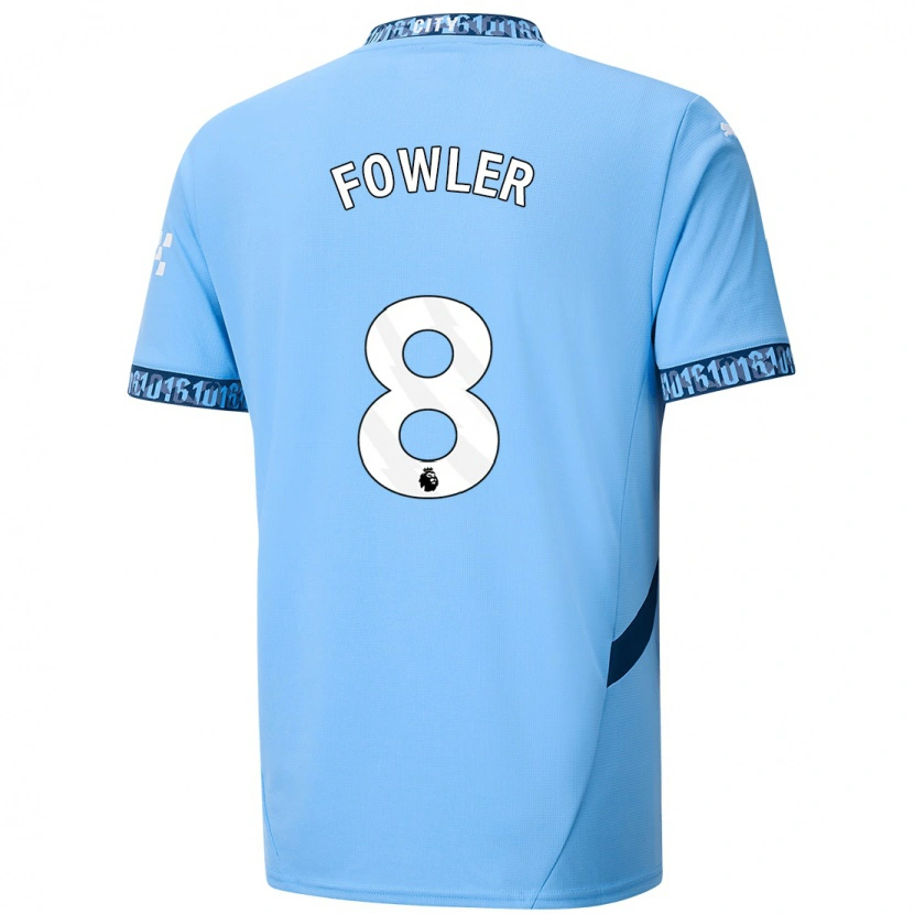 Danxen Niño Camiseta Mary Fowler #8 Azul Marino 1ª Equipación 2024/25 La Camisa