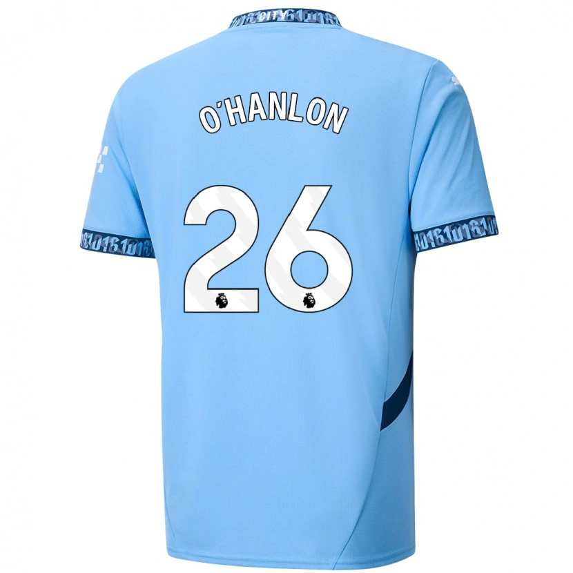 Danxen Niño Camiseta Tara O'hanlon #26 Azul Marino 1ª Equipación 2024/25 La Camisa