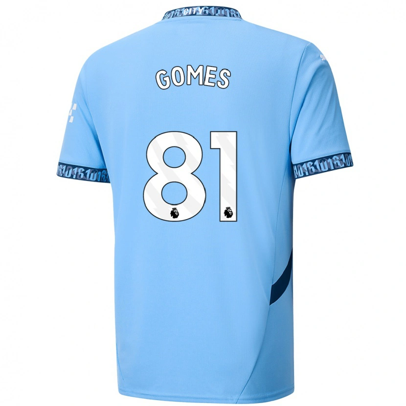 Danxen Niño Camiseta Claudio Gomes #81 Azul Marino 1ª Equipación 2024/25 La Camisa