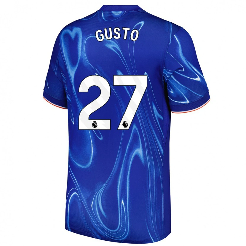 Danxen Niño Camiseta Malo Gusto #27 Azul Blanco 1ª Equipación 2024/25 La Camisa