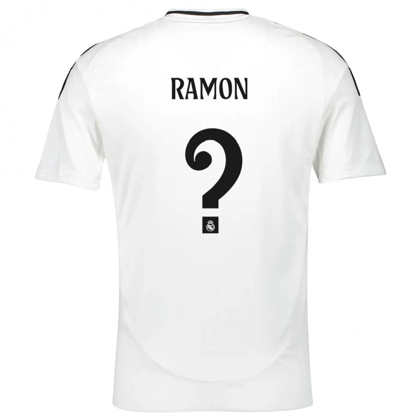 Danxen Niño Camiseta Jacobo Ramón #0 Blanco 1ª Equipación 2024/25 La Camisa