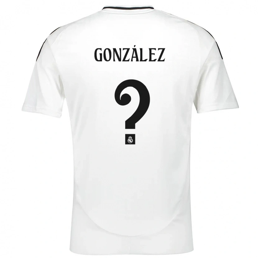 Danxen Niño Camiseta Álvaro González #0 Blanco 1ª Equipación 2024/25 La Camisa