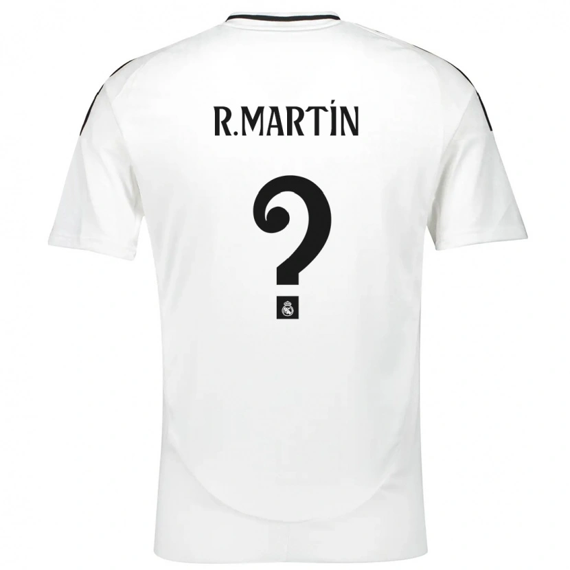 Danxen Niño Camiseta Roberto Martín #0 Blanco 1ª Equipación 2024/25 La Camisa