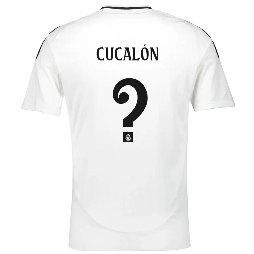 Danxen Niño Camiseta Marc Cucalón #0 Blanco 1ª Equipación 2024/25 La Camisa