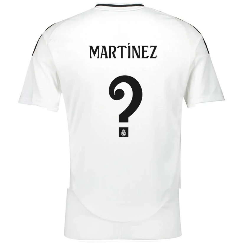 Danxen Niño Camiseta Antonio Martínez #0 Blanco 1ª Equipación 2024/25 La Camisa