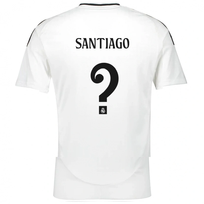 Danxen Niño Camiseta Aimar Santiago #0 Blanco 1ª Equipación 2024/25 La Camisa