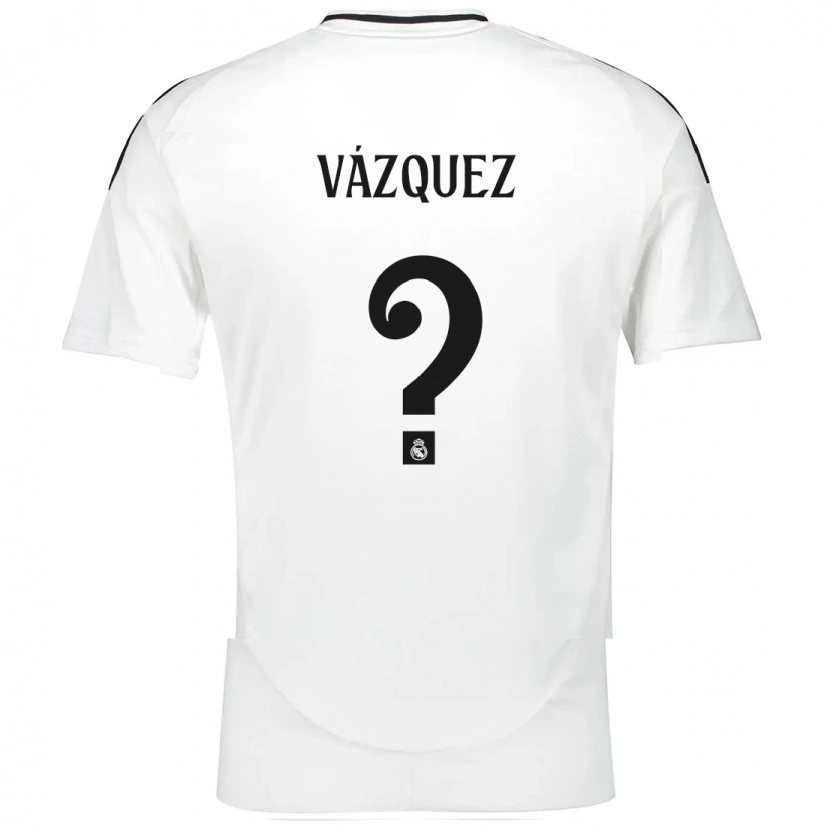 Danxen Niño Camiseta Erik Vázquez #0 Blanco 1ª Equipación 2024/25 La Camisa