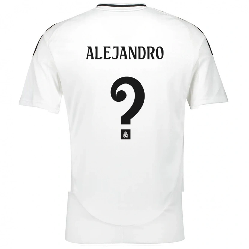 Danxen Niño Camiseta Alejandro Hernández #0 Blanco 1ª Equipación 2024/25 La Camisa