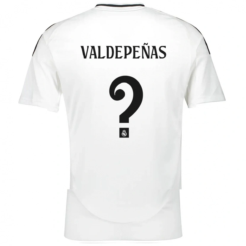 Danxen Niño Camiseta Víctor Valdepeñas #0 Blanco 1ª Equipación 2024/25 La Camisa