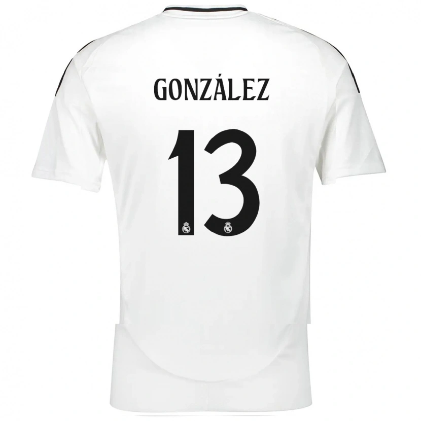 Danxen Niño Camiseta Fran González #13 Blanco 1ª Equipación 2024/25 La Camisa